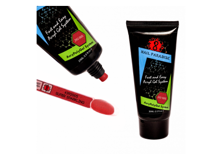 Super Sparkling AcryPolyGel with glitter 392005 30ml Super Sparkling AcryPolyGel with glitter 392005 30ml